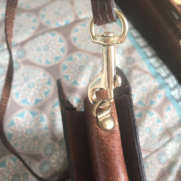 Vintage brown leather bag - Picture 8 of 10